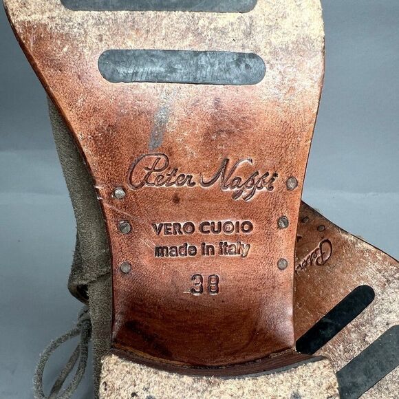 Peter‎ Nappi Women's Size 7 Suede Ankle Boots - Picture 13 of 13